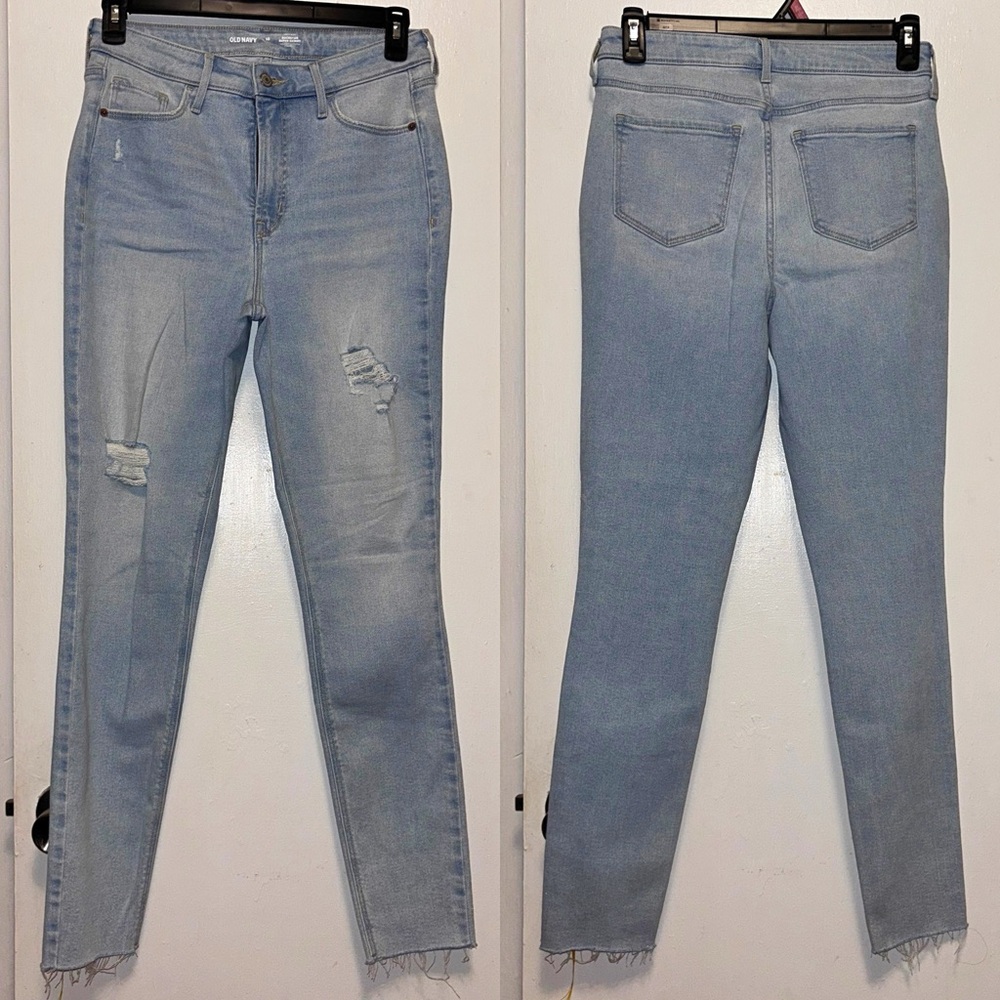 High Rise Skinny Jeans from Old Navy